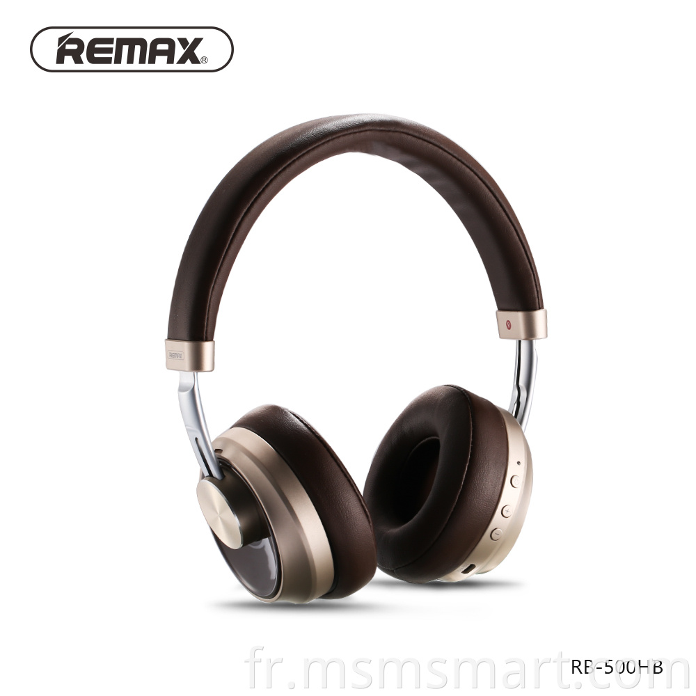 Remax 2021 le plus récent casque stéréo bluetooth antibruit de vente directe d'usine